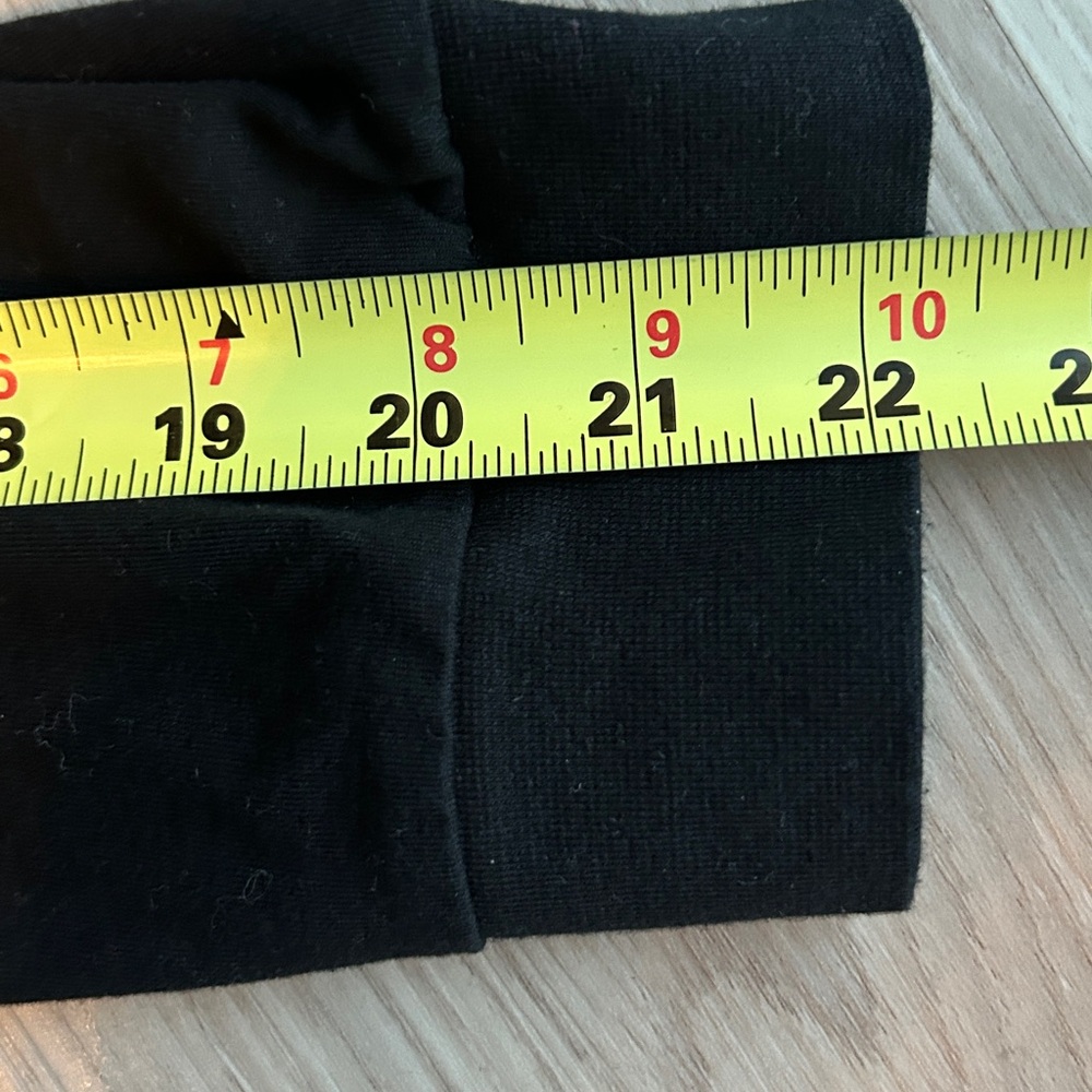 Serra Cotton Tunic/Dress L Black Casual Minimalist Versatile Staple Classic - Picture 7 of 9
